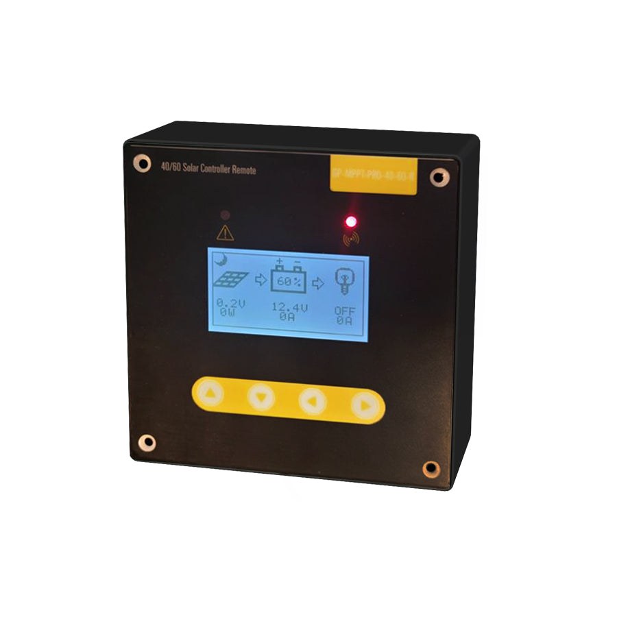 Go Power Battery Charger Remote Control, Use with Go Power Mppt Solar Battery Charge Controllers GP-MPPT-PRO-60 and GP-MPPT-PRO-40 – 82806