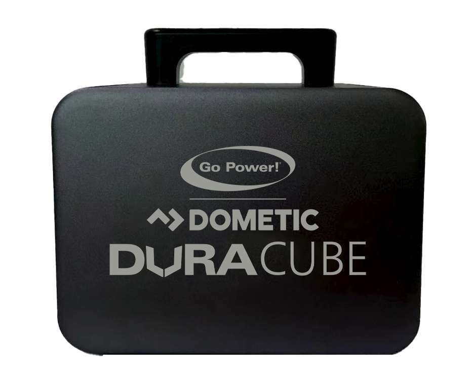 Go Power Power Bank, 500 Watt Output, 12-30 Volt/ 8 Amp/ 120 Watt Max Wall/ Solar Charging – GP-DURACUBE-500