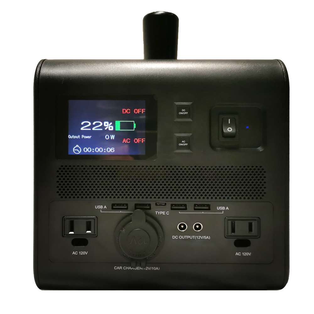 Go Power Power Bank, 500 Watt Output, 12-30 Volt/ 8 Amp/ 120 Watt Max Wall/ Solar Charging – GP-DURACUBE-500