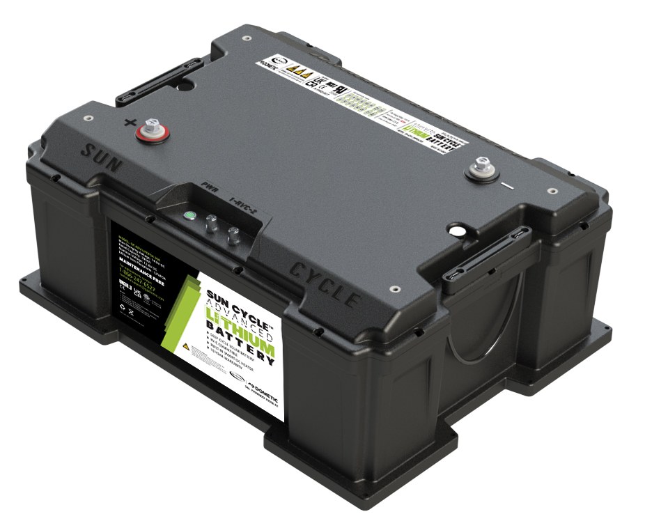 Go Power Battery, Sun Cycle ™, Solar Battery, Replacement for Lead Acid or AGM Batteries, 12.8 Volt, 300 Amp Capacity – GP-ADV-LIFEPO4-300