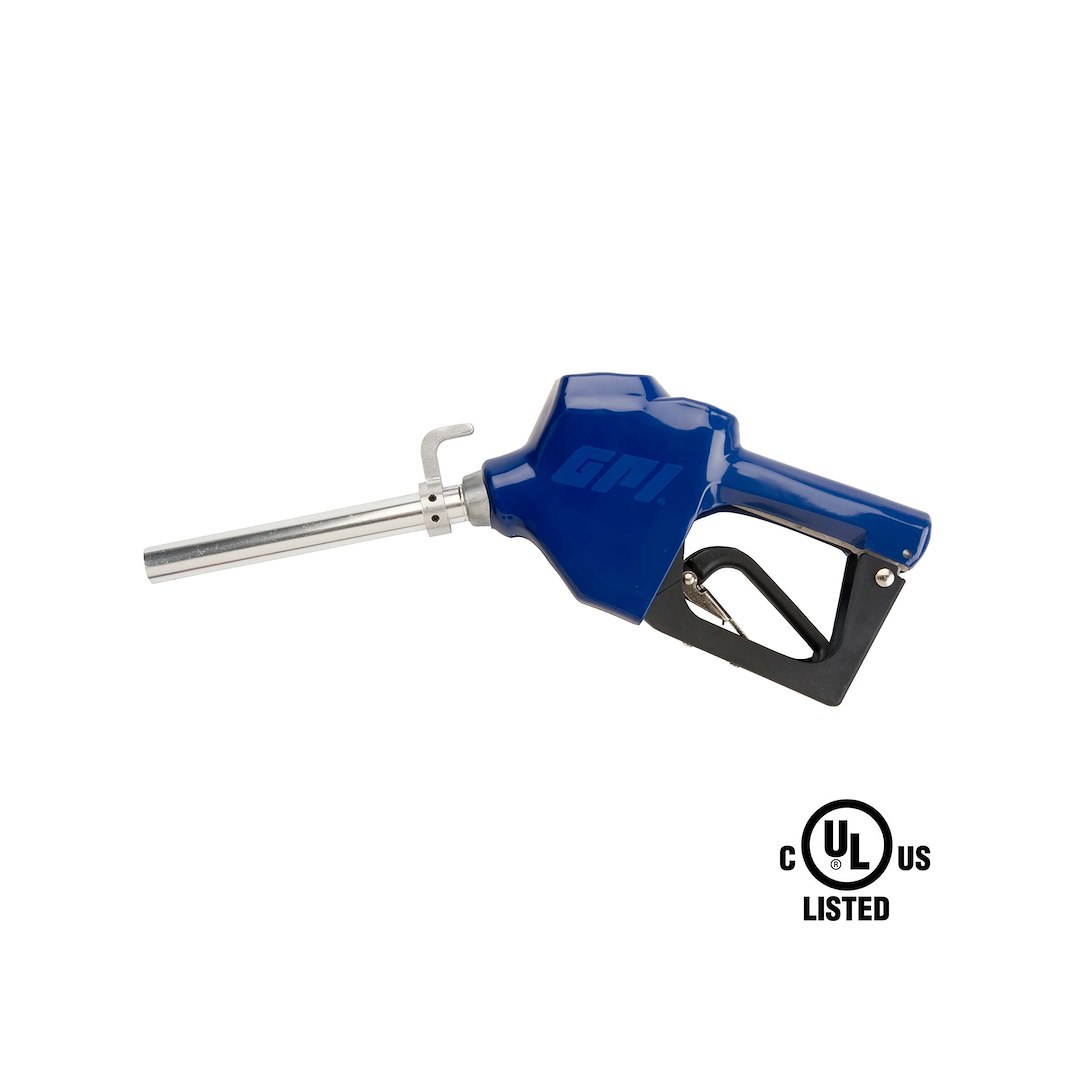 Gpi Liquid Transfer Tank Pump Nozzle, Automatic Nozzle, For Use with Unleaded Fuel Only – 110121-8