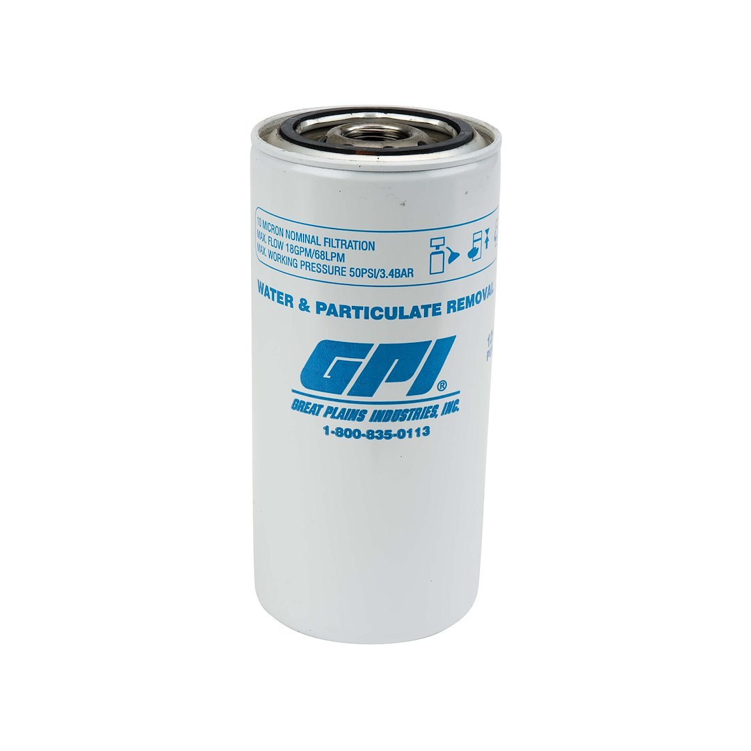Gpi Fuel Filter, Spin-On, For Fuel Transfer Pumps/ Fuel Dispensers/ Gravity Flow, Use with Gasoline/ E15/ Kerosene/ Diesel/ Biodiesel – 129300-02