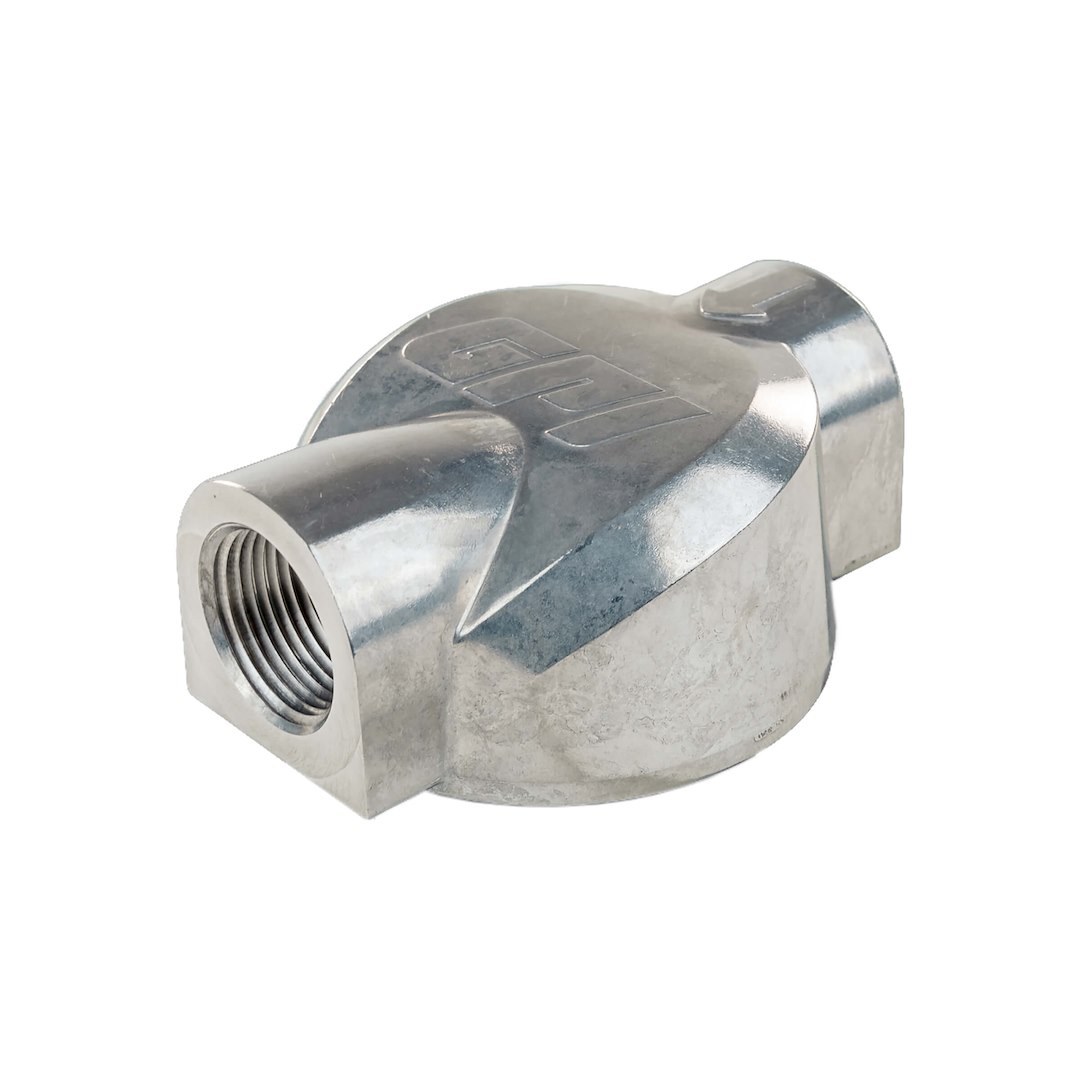 Gpi Liquid Transfer Tank Pump Adapter, For Use with Fuel Transfer Pumps, 3/4 Inch NPT Thread, 18 Gallon Per Minute, Aluminum, Single – 129420-26