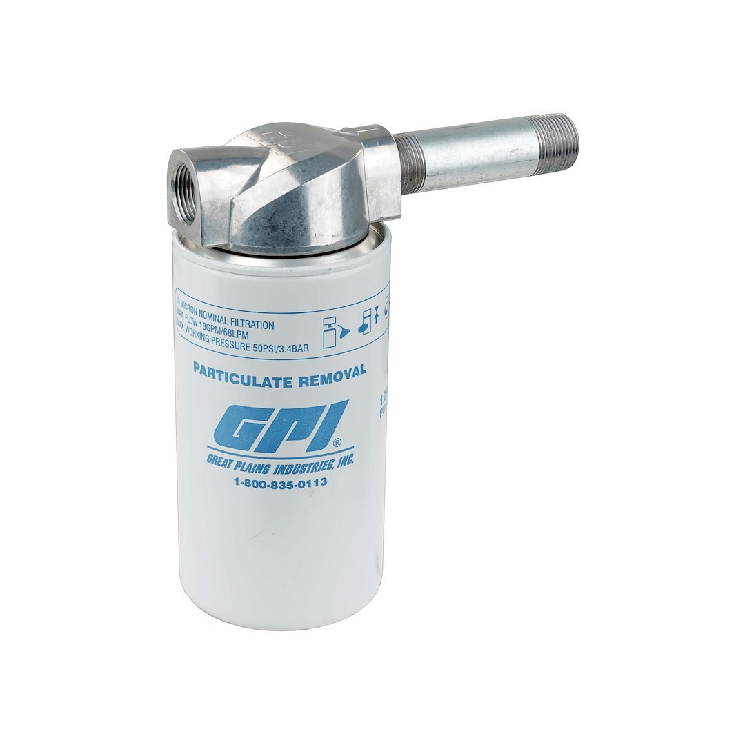 Gpi Fuel Filter, Particulate, For Fuel Transfer Pumps, Diesel Fuel (biodiesel Blends Up to B20)/ Gasoline (gasohol Up to E15)/ Kerosene – 129500-06