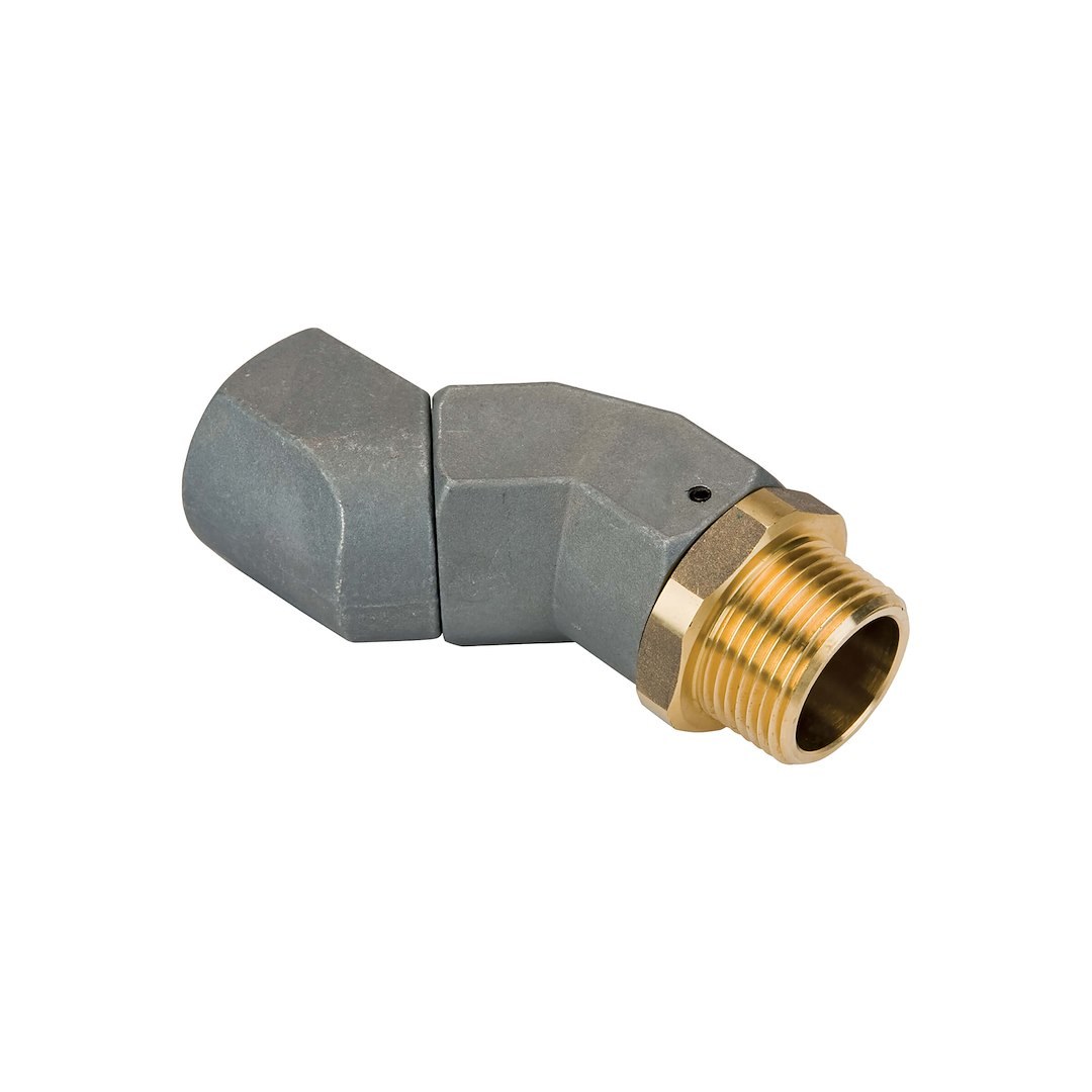 Gpi Liquid Transfer Tank Pump Hose Fitting, Multi Plane 360 Degree Swivel, 1 Inch NPT Hose, Aluminum Alloy – 150400-04