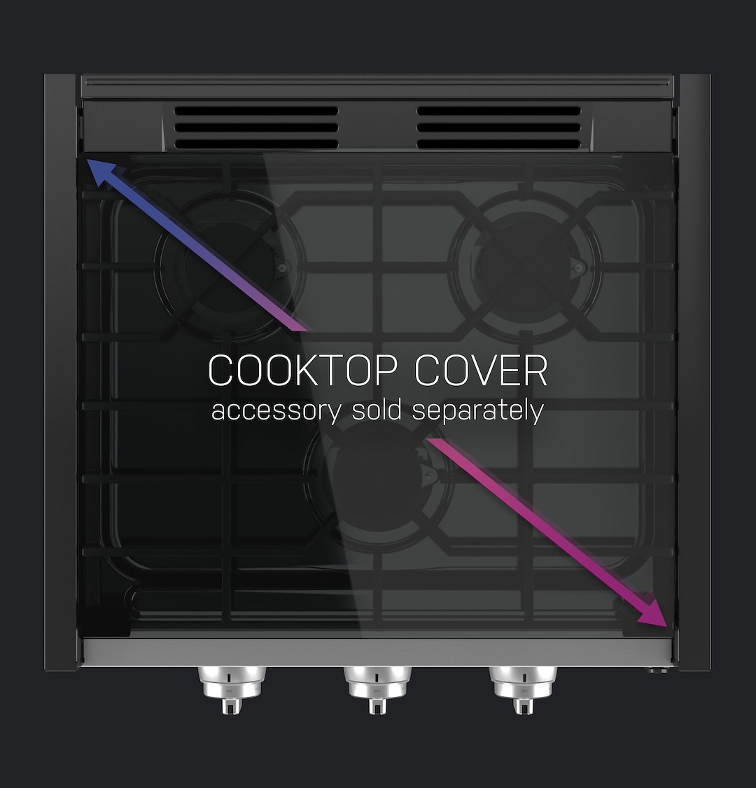 Ge Appliance Stove Top Cover, Ge Profile™, Three Burner Cover Type, Rectangle, 5 Millimeter Thick, Black, Glass, Single – JXCVR21T