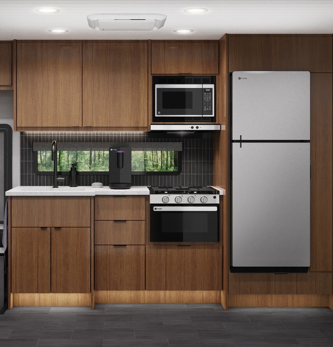 Ge Appliance Refrigerator, Ge Profile™, Dual Compartment 2 Door Refrigerator with Top Freezer, 8.3 Cubic Foot – PPV08R5YRSS