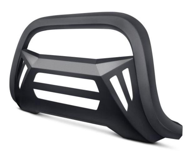 Maxway Int. Bull Bar, Octa Series, Powder Coated, Black, Stainless Steel, Without Light Mounting Tabs, With Skid Plate – 600003