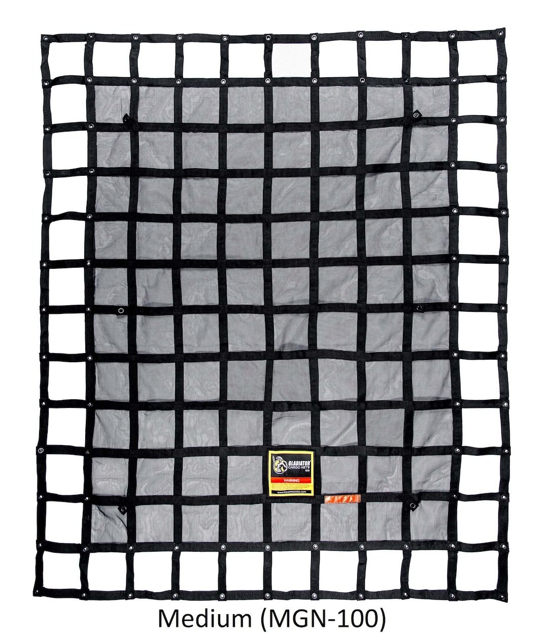 Gladiator Ca Exterior Cargo Net, Mounts to Truck Bed, 6.75 Feet Width X 8 Feet Length, Medium, Polypropylene Webbing – MGN-100