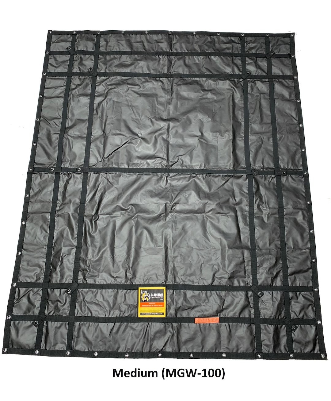 Gladiator Ca Exterior Cargo Net, Mounts to Truck Bed, 6.75 Feet Width X 8 Feet Length, Medium, Vinyl – MGW-100