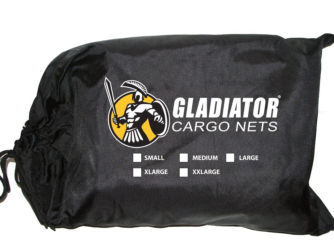 Gladiator Ca Exterior Cargo Net, Mounts to Truck Bed, Small – 4.75 Foot Width X 6 Foot Length, Heavy-Duty Rip-Stop Mesh – SMT-100