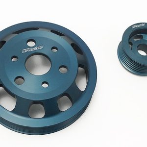 Greddy Perf Pulley Set, For Use with 4U-GSE/ FA20 Engines, Anodized, Blue, With Alternator Pulley/ Water Pump Pulley, With Greedy Logo – 13512112
