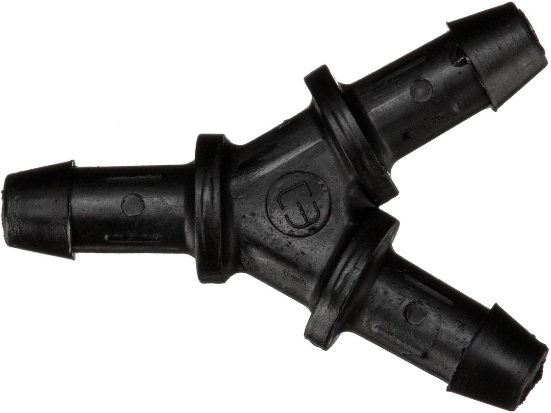Gates Heater Hose Connector, Y Connector, 3/32 Inch End 1 Outside Diameter – 28551