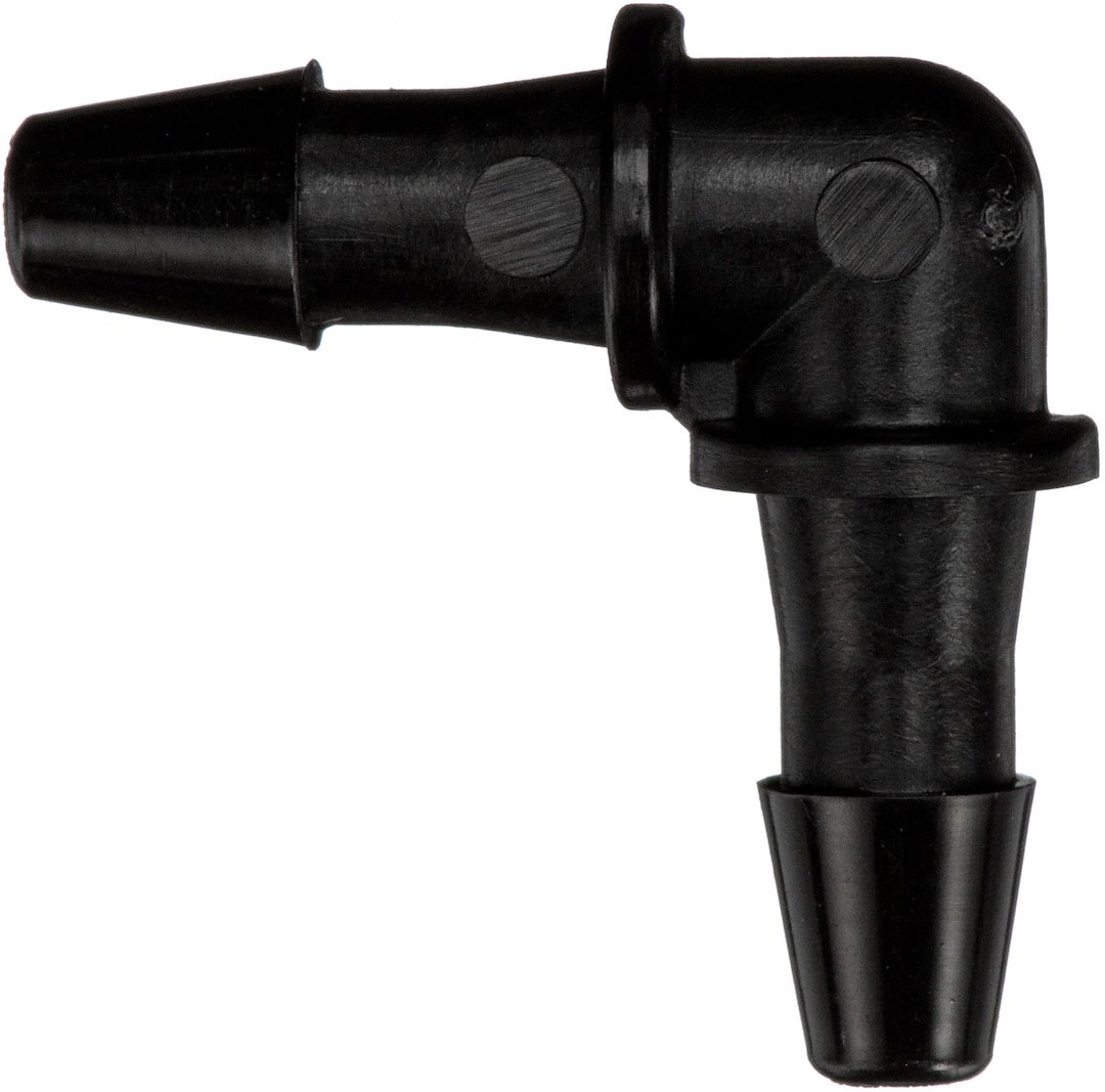 Gates Heater Hose Connector, Elbow Connector, 3/32 Inch End 1 Outside Diameter – 28571