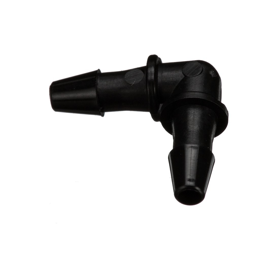 Gates Heater Hose Connector, Elbow Connector, 3/32 Inch End 1 Outside Diameter – 28571
