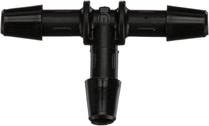 Gates Heater Hose Connector, Tee Connector, 3/16 Inch End 1 Outside Diameter – 28584