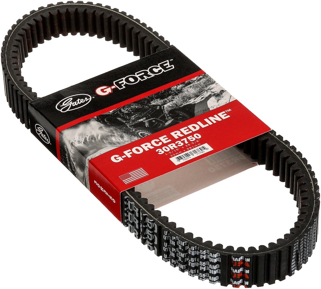Gates Drive Belt, G-Force ®, 38-5/8 Inch Outside Circumference, 1.313 Inch Top Width – 30R3750
