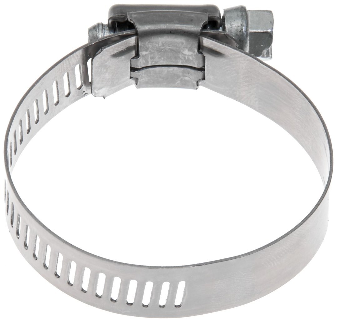 Gates Hose Clamp, Super Hex, 5/16 Inch to 1/2 Inch Clamping Range, Worm Gear Style, Deep Slot Hex-Head Screw, Stainless Steel, Single – 32008