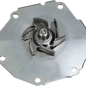 Gates Water Pump, Stamped Steel, Reverse Rotation, With Rubber Gasket/ Plastic Fitting/ 6 Bolts – 41212