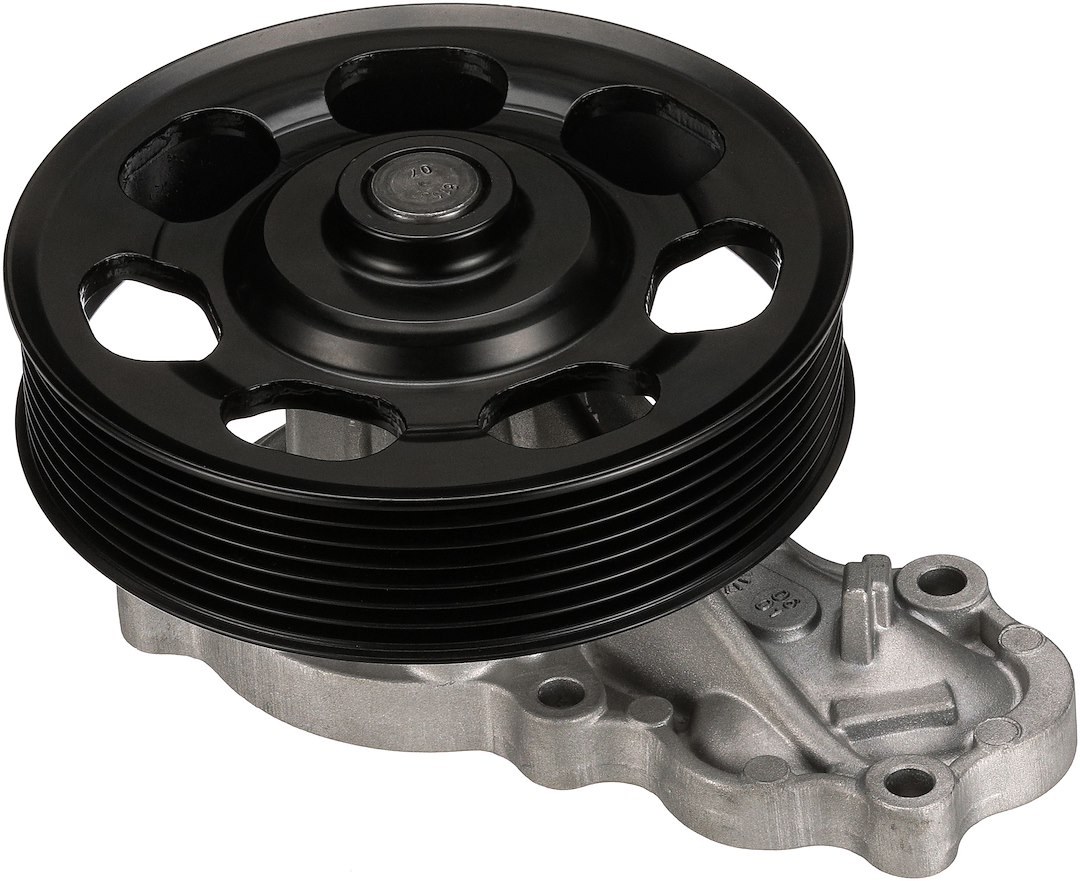 Gates Water Pump, Plastic Impeller, Cast Aluminum Housing, Standard Impeller Rotation, With Pulley – 41220