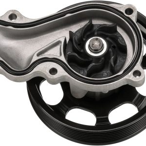 Gates Water Pump, Plastic Impeller, Cast Aluminum Housing, Standard Impeller Rotation, With Pulley – 41220