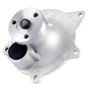 Gates Water Pump, Stamped Steel Impeller/ Cast Aluminum Housing, Reverse Rotation, With Thermostat and Housing/ Pulley – 45072