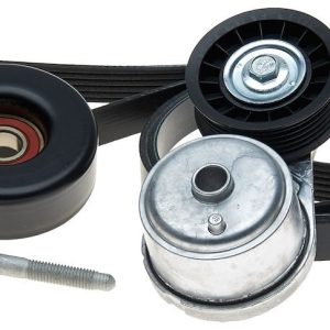 Gates Serpentine Belt Drive Component Kit, Complete ™ Micro-V ®, With Part Numbers K060966/ 38103/ 38001 – 90K-38103C