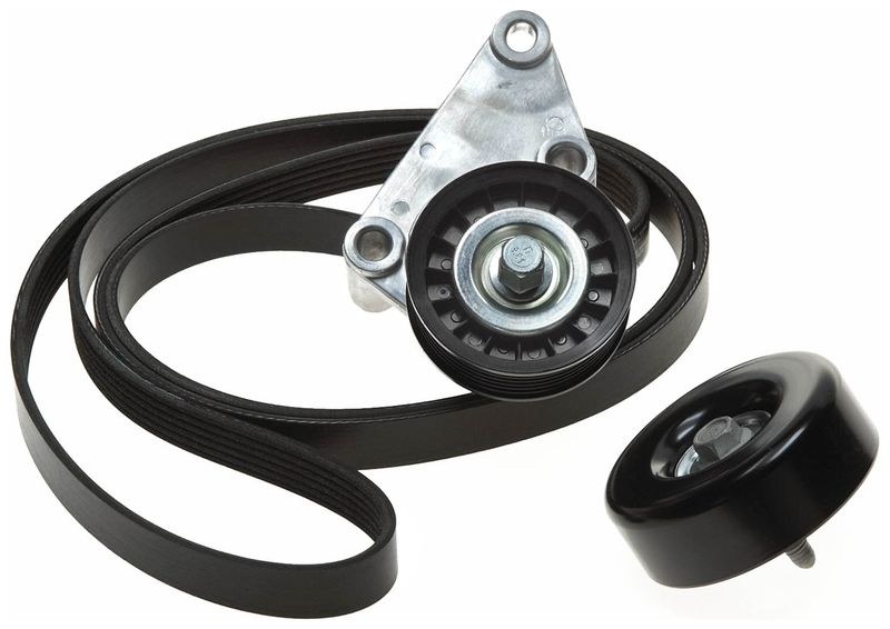 Gates Serpentine Belt Drive Component Kit, Complete ™ Micro-V ®, With Part Numbers K060923/ 38158/ 36299 – 90K-38158A