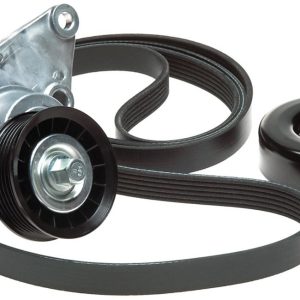 Gates Serpentine Belt Drive Component Kit, Complete ™ Micro-V ®, With Part Numbers K060930/ 38158/ 38001 – 90K-38158B