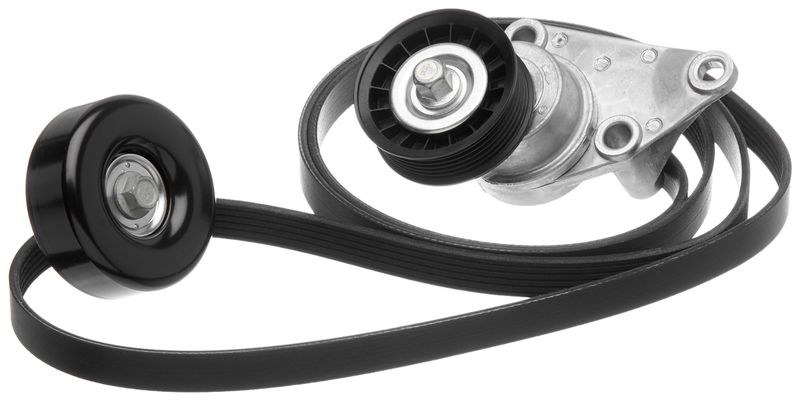 Gates Serpentine Belt Drive Component Kit, Complete ™ Micro-V ®, With Part Numbers K060930/ 38158/ 36299 – 90K-38158C