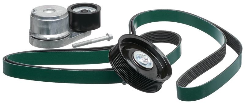 Gates Serpentine Belt Drive Component Kit, Complete ™ Micro-V ®, With Part Numbers K081264HD/ 38285/ 36315 – 90K-38285