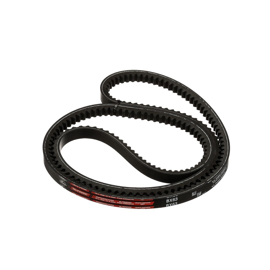 Gates Accessory Drive Belt, Tri Power, V-Belt, 66 Inch Outside Circumference, 0.66 Inch Top Width – BX63
