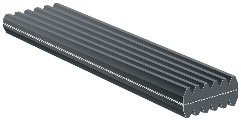 Gates Serpentine Belt, Micro-V ®, 48-1/2 Inch Outside Circumference, 6 Rib – DK060472