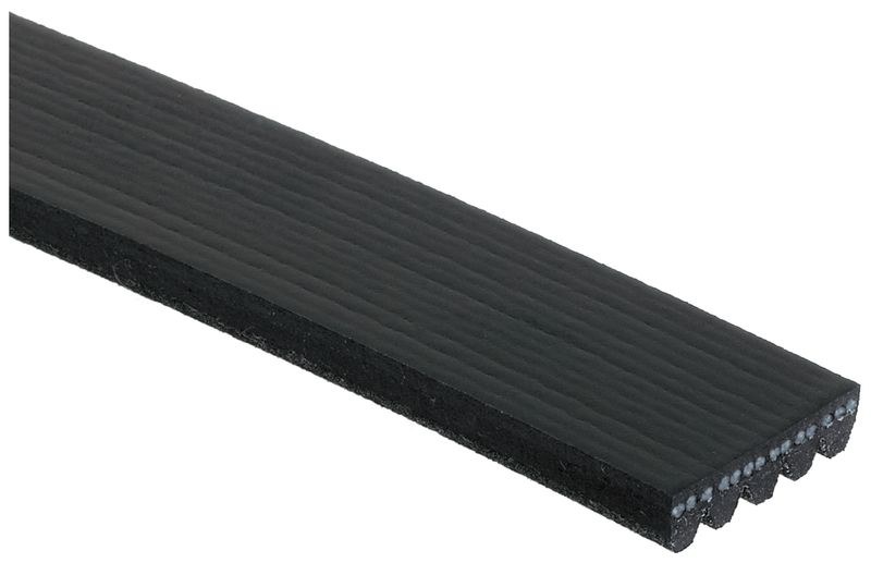 Gates Serpentine Belt, Micro-V ®, 53.56 Inch Outside Circumference, 5 Rib, Epdm, Polyester Cord – K050529