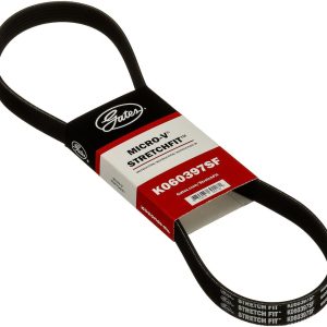 Gates Serpentine Belt, Micro-V ® Stretch Fit ®, 40-3/8 Inch Outside Circumference, 6 Rib – K060397SF