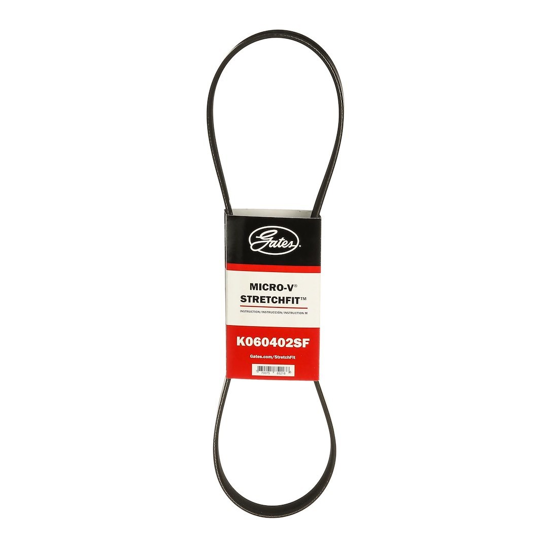 Gates Serpentine Belt, 40.23 Inch Length, 6 Rib, 40.96 Inch Outside Circumference, Epdm – K060402SF