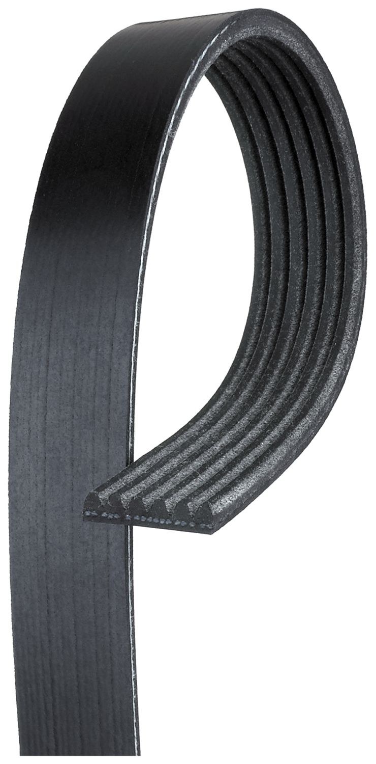 Gates Serpentine Belt, Micro-V ®, 49.92 Inch Effective Length, 6 Rib, 50-1/2 Inch Outside Circumference, Polyester Cord – K060499