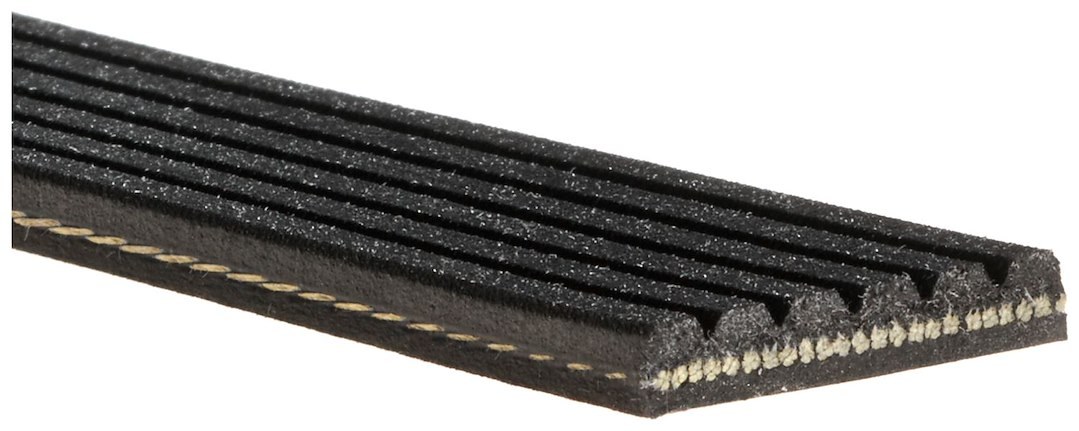 Gates Serpentine Belt, E-Start™ Micro-V ®, 62.87 Inch Length, 63.53 Inch Outside Circumference, 6 Rib – K060628EST