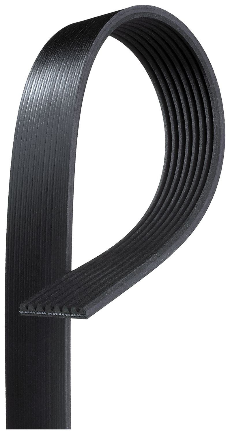 Gates Serpentine Belt, Micro-V ®, For Use with Freightliner/ International/ Peterbilt and Sterling Truck Vehicles, 72.95 Inch Length, 8 Rib – K080730