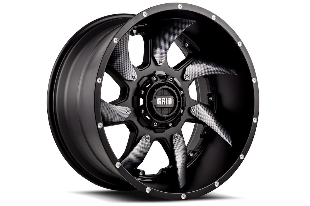 Grid Off-Road Wheel, GD01, 17 Inch Diameter X 9 Inch Width, 5 X 127 Millimeter/ 5 X 5.00 Inch Bolt Pattern – GD0117090527B1578