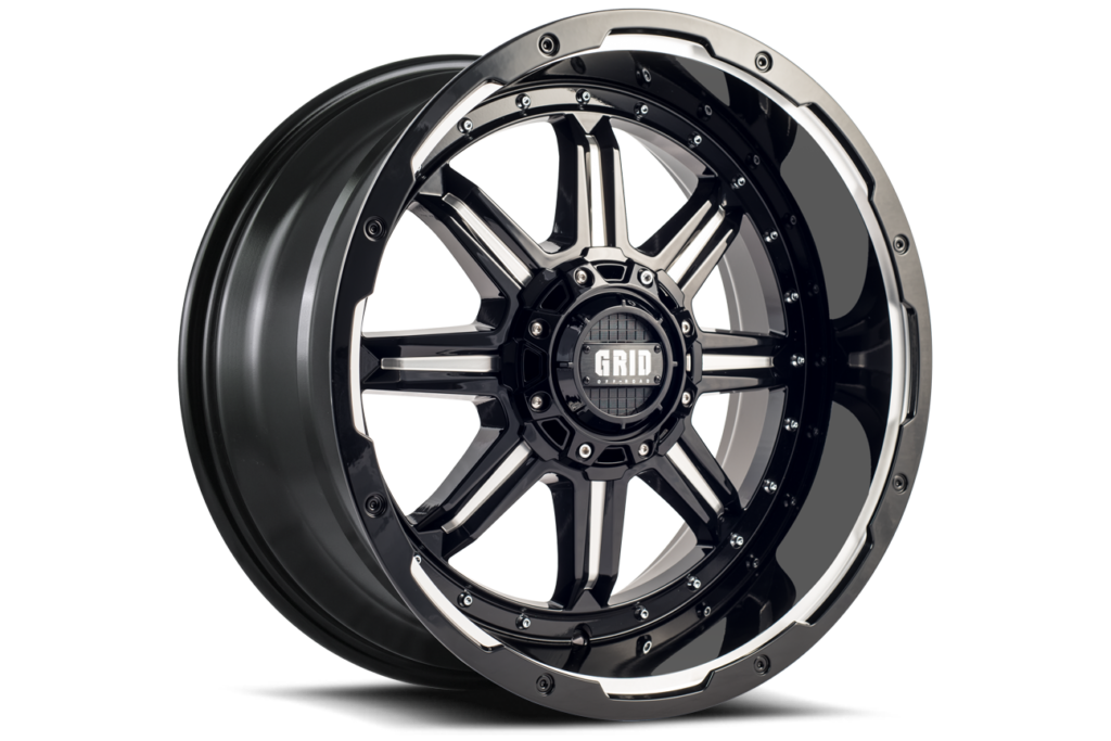Grid Off-Road Wheel, GD10, 17 Inch Diameter X 9 Inch Width, 5 X 150 Millimeter/ 5 X 5.90 Inch Bolt Pattern – GD1017090550M1510