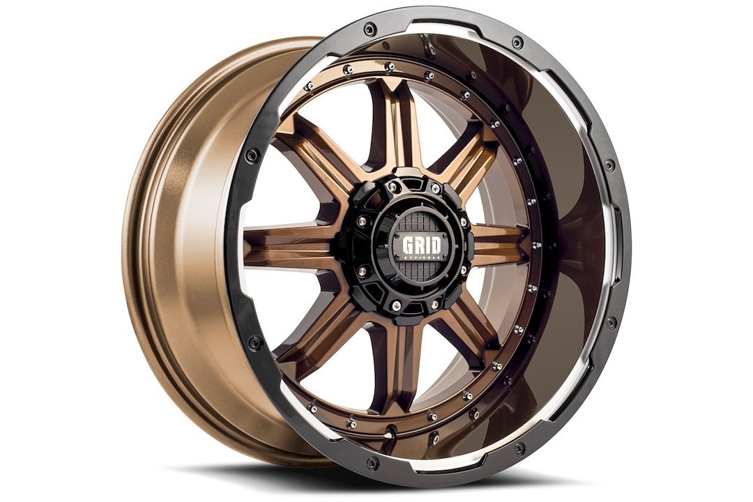 Grid Off-Road Wheel, GD10, 20 Inch Diameter X 10 Inch Width, 5 X 150 Millimeter/ 5 X 5.90 Inch Bolt Pattern – GD1020100550R110