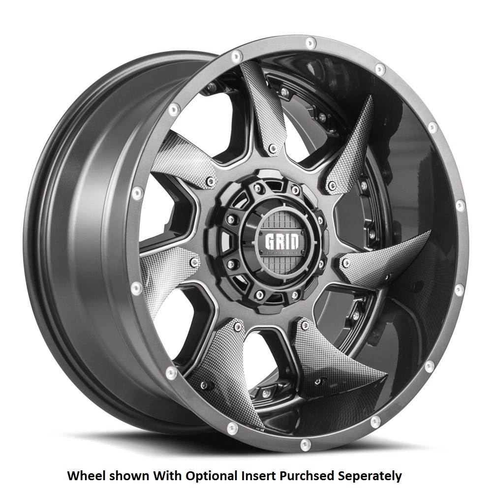 Grid Off-Road Wheel, GD01, 20 Inch Diameter X 9 Inch Width – GD0120090237G0008