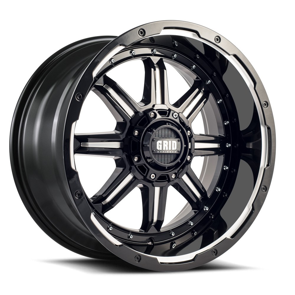 Grid Off-Road Wheel, GD10, 20 Inch Diameter X 9 Inch Width – GD1020090052M1587
