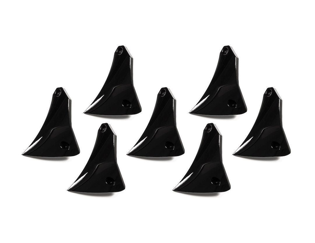 Grid Off-Road Wheel Spoke Insert, Fits GD01 Series 20 X 9 Size Rims, Black, Plastic, Set of 7 Equips One Wheel, With Screws – 129BLINL