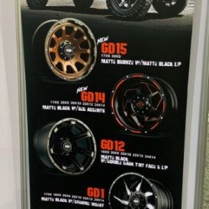 Grid Off-Road Display Banner, 2020 Grid Off Road Wheel Roll-Up Banner – 2020BANNER