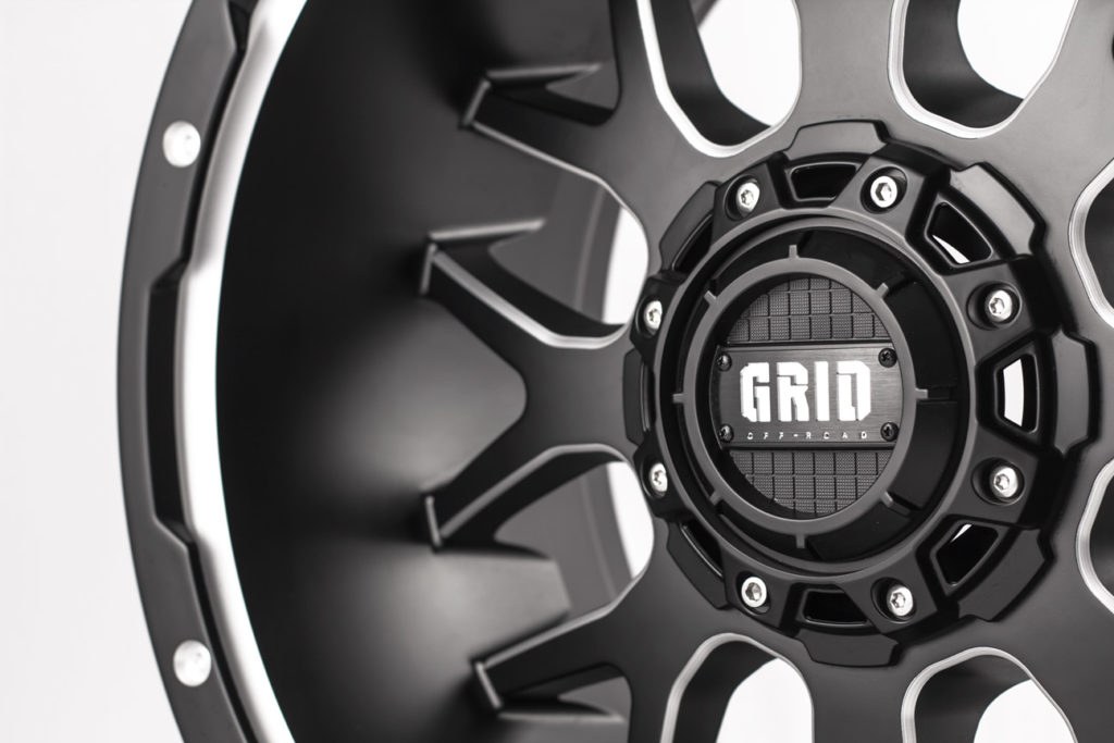 Grid Off-Road Wheel, GD02, 20 Inch Diameter X 9 Inch Width, 6 X 114.3 Millimeter/ 6 X 4.50 Inch Bolt Pattern – GD0220090645F3566
