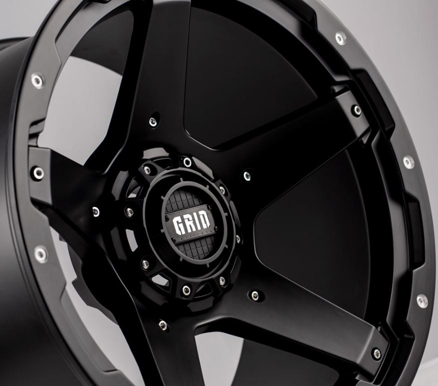 Grid Off-Road Wheel, GD04, 17 Inch Diameter X 9 Inch Width, 6 X 127 Millimeter/ 6 X 5.00 Inch Bolt Pattern – GD0417090627B1578