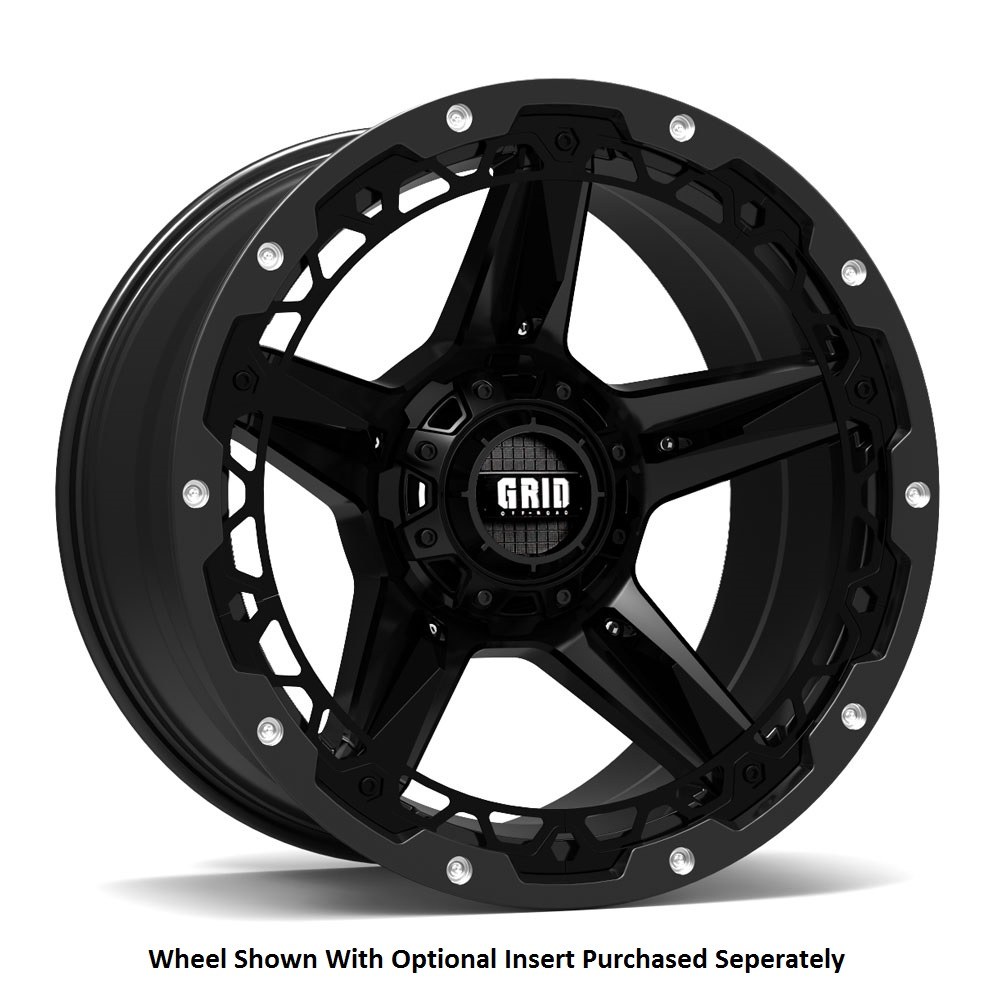 Grid Off-Road Wheel, GD04, 18 Inch Diameter X 9 Inch Width – GD0418090237B108