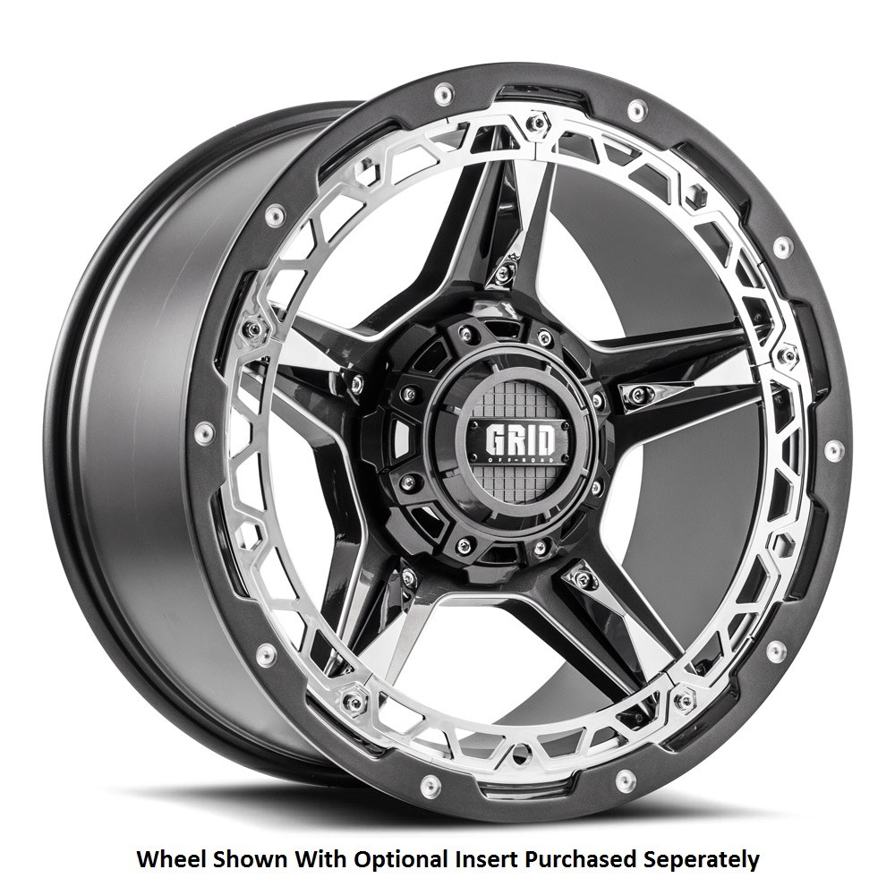 Grid Off-Road Wheel, GD04, 20 Inch Diameter X 10 Inch Width – GD0420100237G108